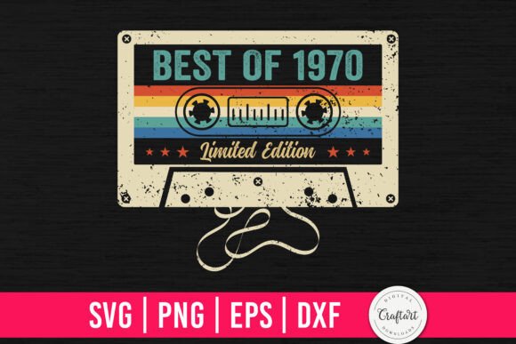 Best of 1970 55th Birthday Gifts Graphics